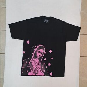 Heaven - Pink Graphic of the Virgin of Guadalupe - Men's size LARGE/ Wmns XL